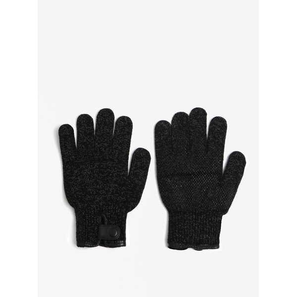 Manusi negre unisex functionale pe touch-screen - Mujjo