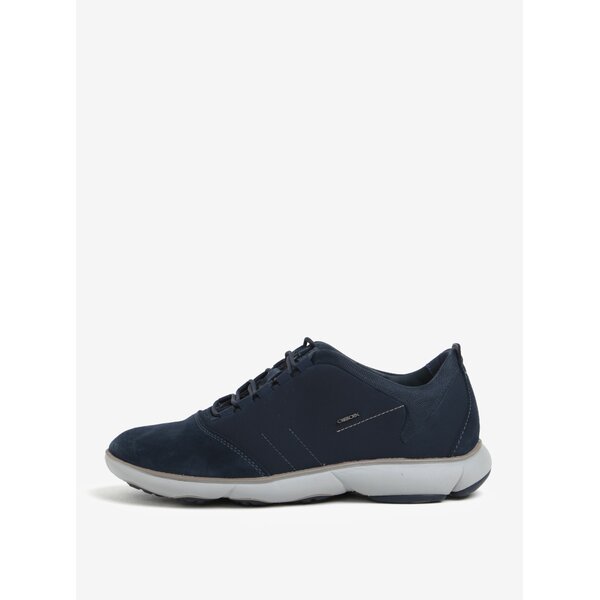 Pantofi sport albastri din piele intoarsa pentru femei Geox Nebula