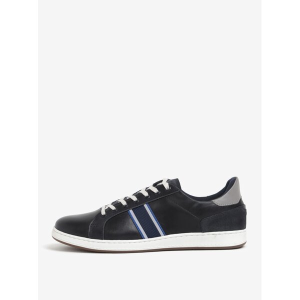 Pantofi sport bleumarin din piele pentru barbati Dune London Tagger
