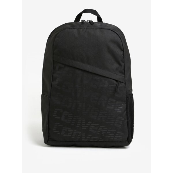 Rucsac urban unisex negru cu print - Converse Speed 20 l