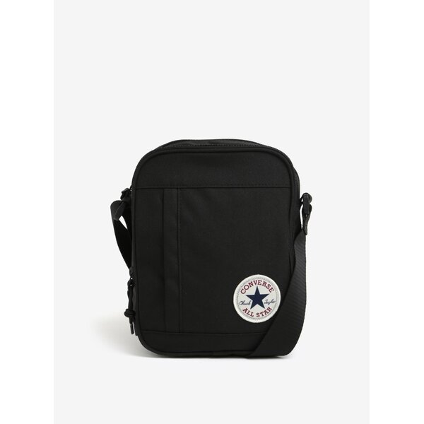 Geanta crossbody unisex neagra cu logo - Converse Poly