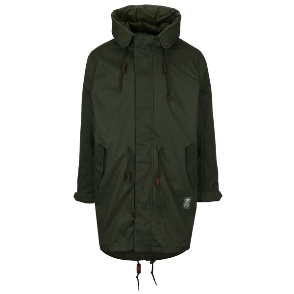 Geaca parka kaki cu jacheta subtire matlasata 2in1 pentru barbati - adidas Originals