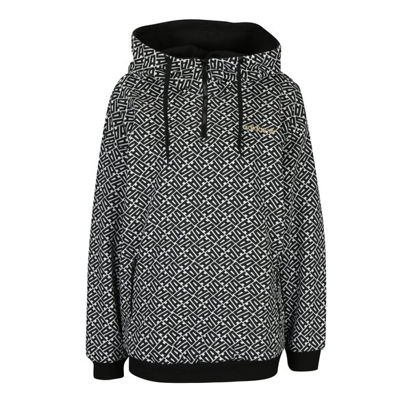 Hanorac alb&negru cu print pentru femei - adidas Originals