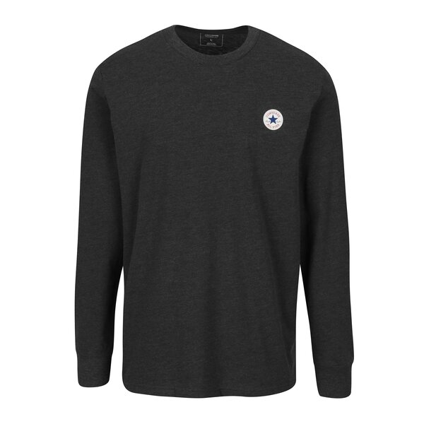 Bluza gri inchis melanj cu logo pentru barbati - Converse Tee Cuff