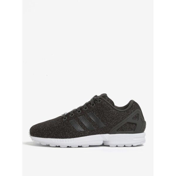 Pantofi sport pentru alergat verde inchis stralucitor pentru femei - adidas Originals ZX Flux