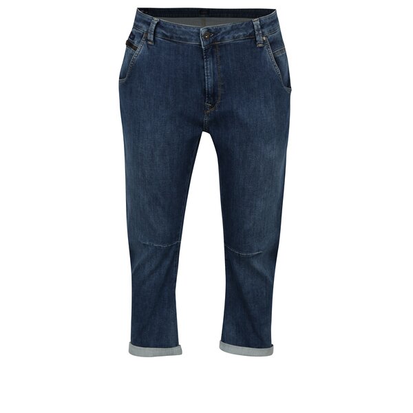 Blugi bleumarin 3 sferturi relaxed pentru femei - Pepe Jeans Topsy
