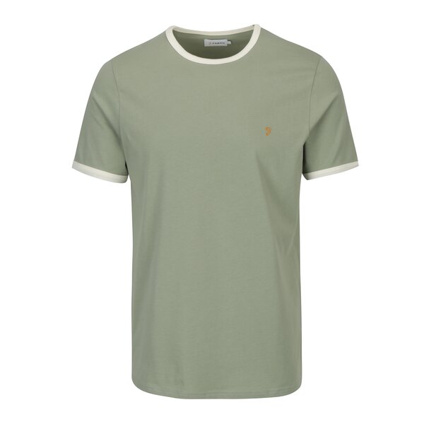 Tricou verde deschis cu logo brodat - Farah Groves