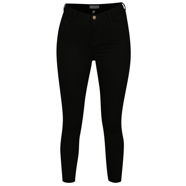 Blugi negri slim fit cu talie inalta - Dorothy Perkins Petite