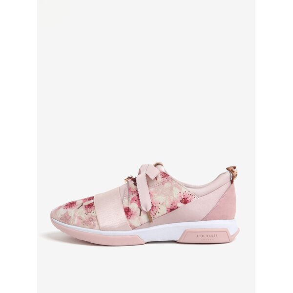 Pantofi sport roz cu print floral - Ted Baker Cepap