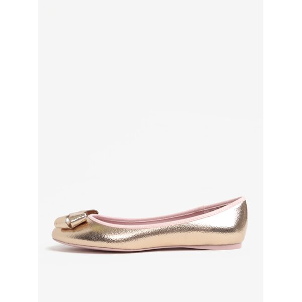 Balerini roz auriu cu funda Ted Baker Immet