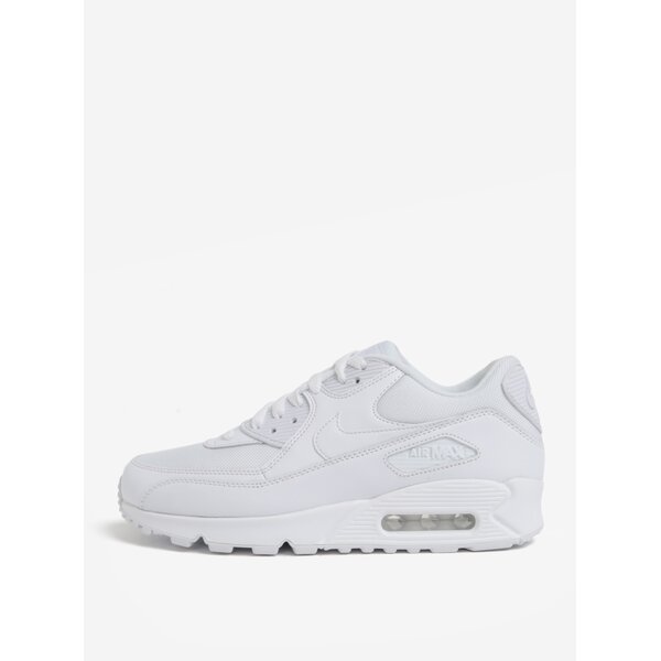 Pantofi sport albi din piele pentru barbati Nike Air Max 90 Essential