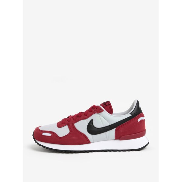 Pantofi sport rosu&gri deschis din piele intoarsa pentru barbati Nike Air Vortex