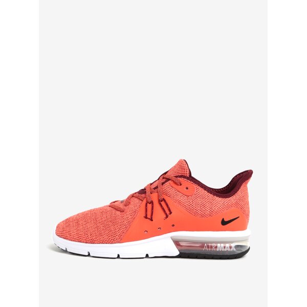 Pantofi sport portocaliu neon pentru barbati Nike Air Max Sequent 3 Running Shoe