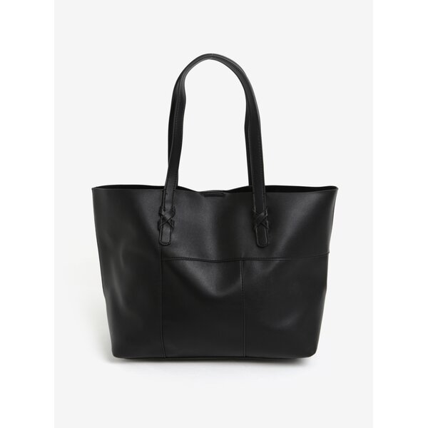 Geanta shopper 2in1 neagra Pieces Alice