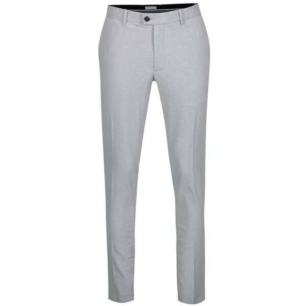 Pantaloni chino skinny gri deschis - Selected Homme Gale