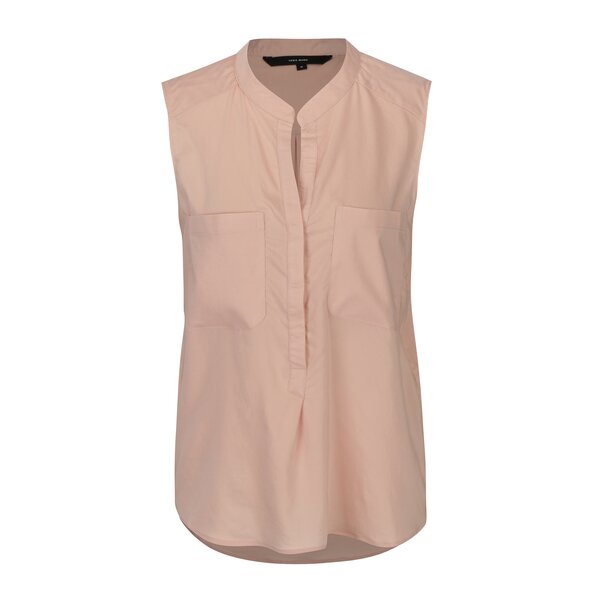 Top asimetric roz prafuit cu buzunare - VERO MODA Erika