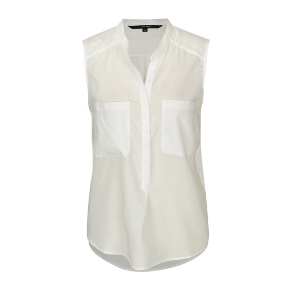 Top asimetric crem cu buzunare - VERO MODA Erika