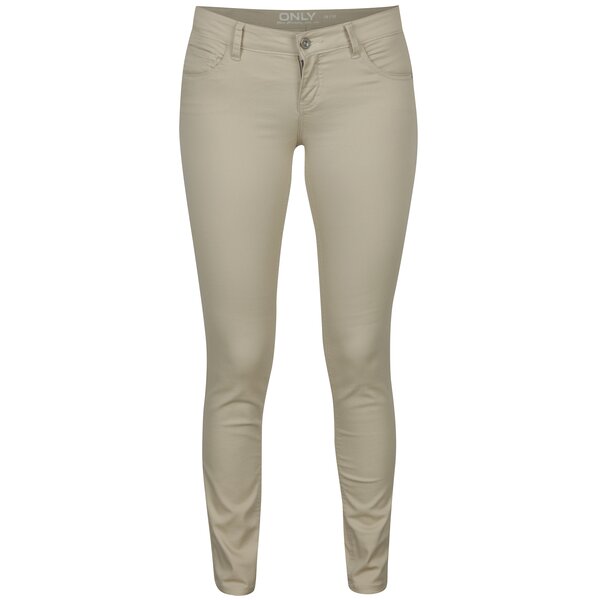 Blugi skinny bej cu push up - ONLY Lucia