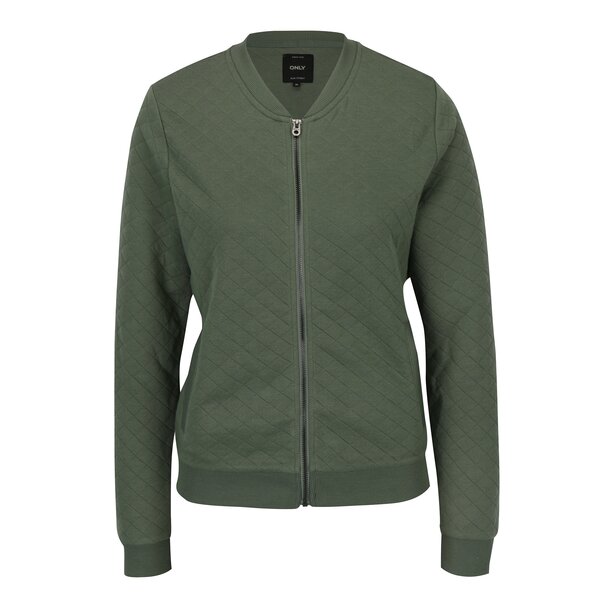 Jacheta bomber verde matlasata - ONLY Joyce