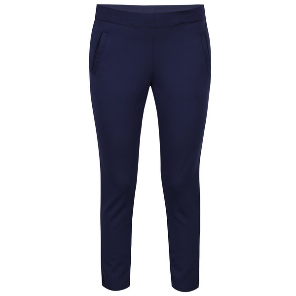 Pantaloni bleumarin cu buzunare si talie elastica- Jacqueline de Yong Atomic