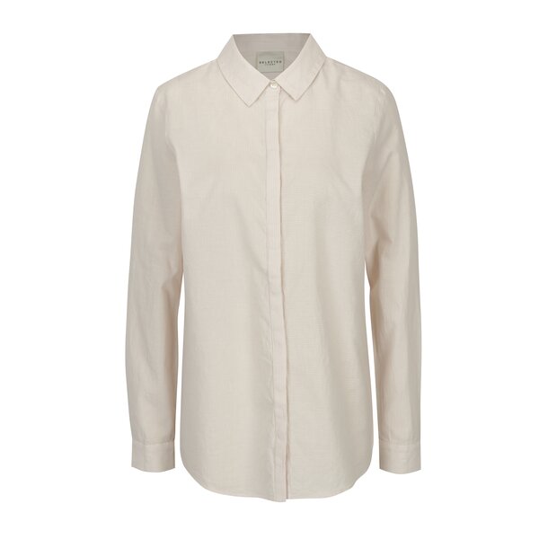 Camasa roz prafuit in dungi Selected Femme Noella