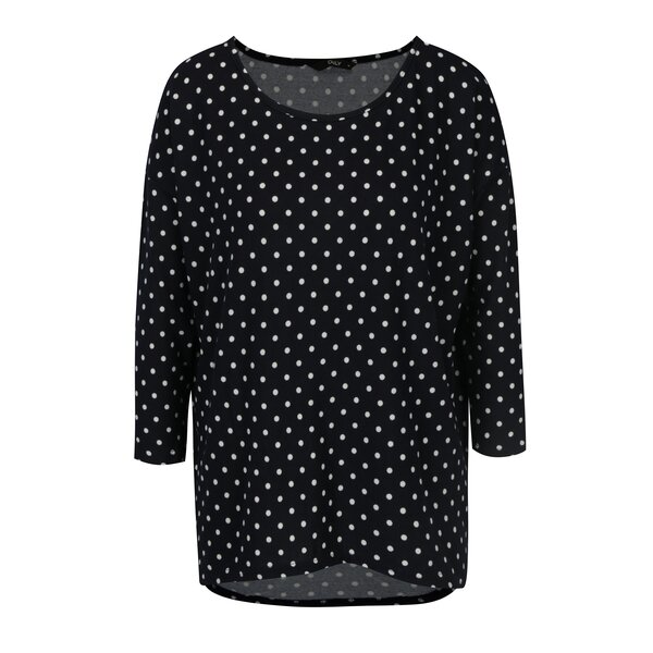 Bluza oversized bleumarin cu buline - ONLY Elcos