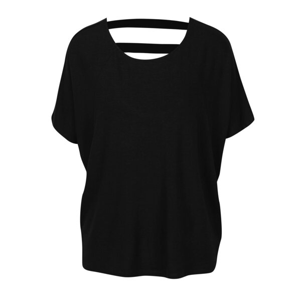 Bluza oversized neagra cu elastic la spate ONLY Moster
