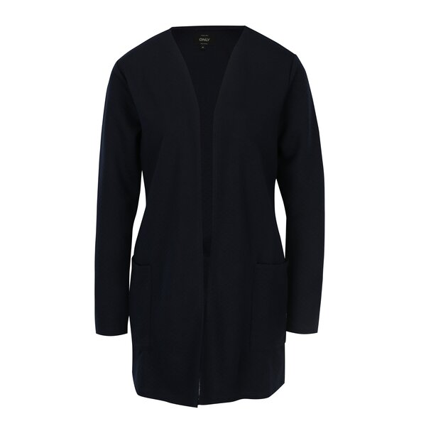 Cardigan lung bleumarin cu model delicat ONLY Joyce