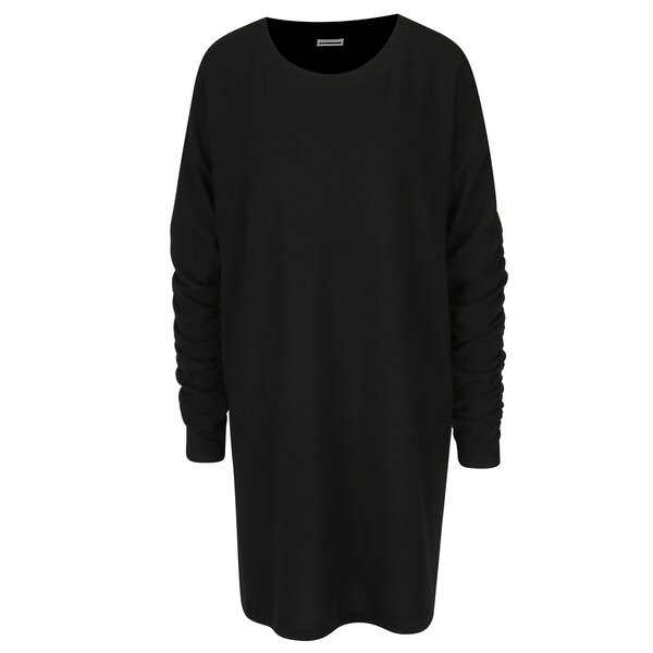 Rochie pulover neagra subtire - Noisy May Chrystal