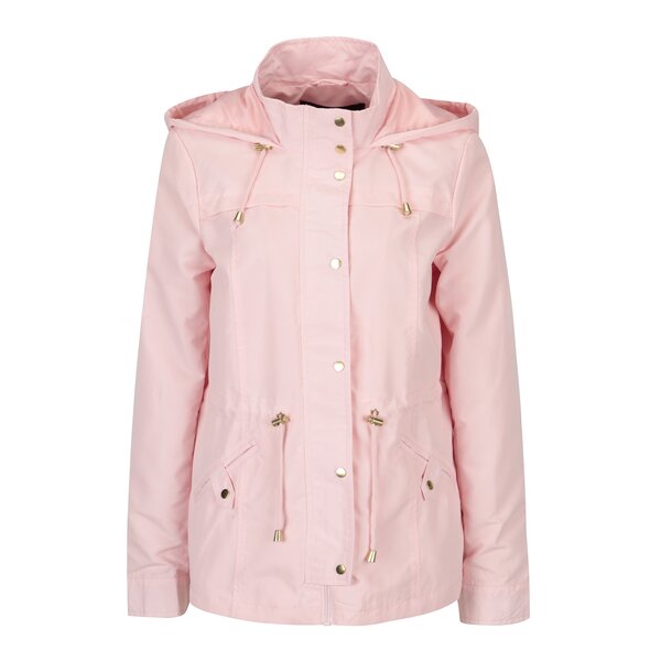 Jacheta parka roz pal cu gluga VERO MODA Pernille