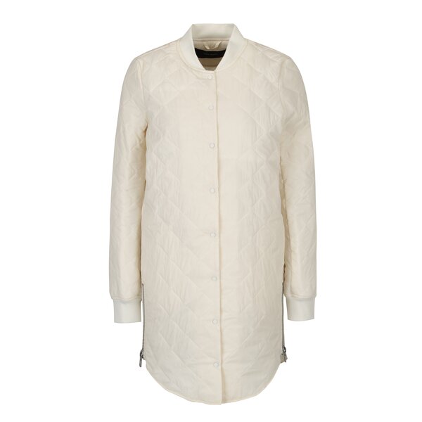 Jacheta bomber lunga crem cu fermoare decorative VERO MODA Hayle