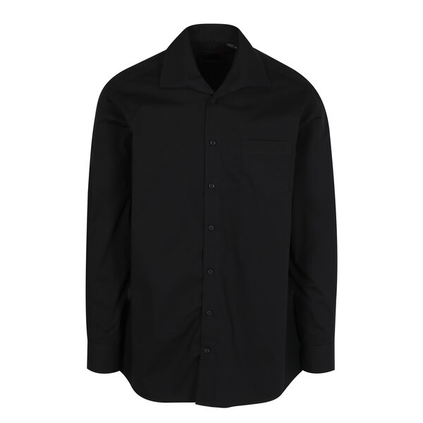 Camasa comfort fit neagra cu buzunar JP 1880