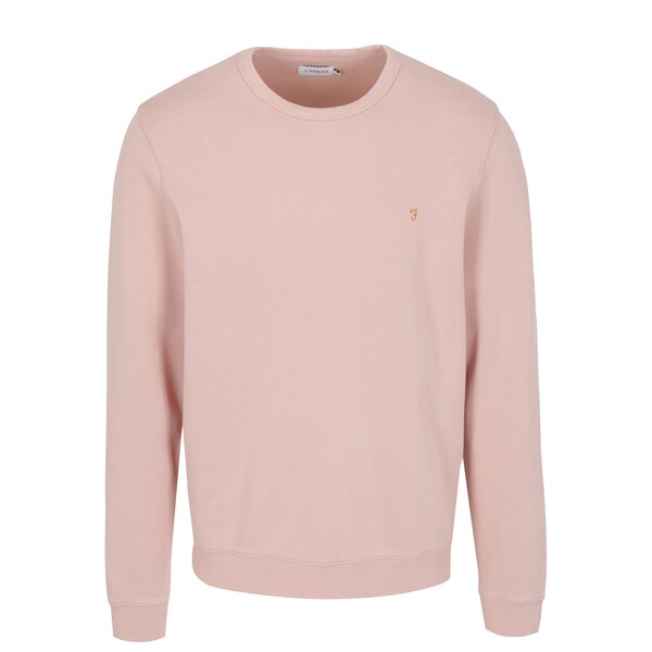Bluza roz pal cu logo brodat - Farah Pickwell