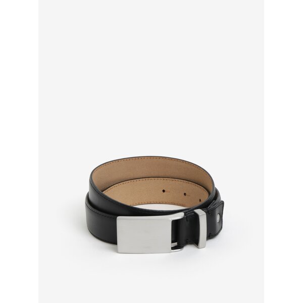 Curea neagra din piele pentru barbati - Selected Homme Baxter