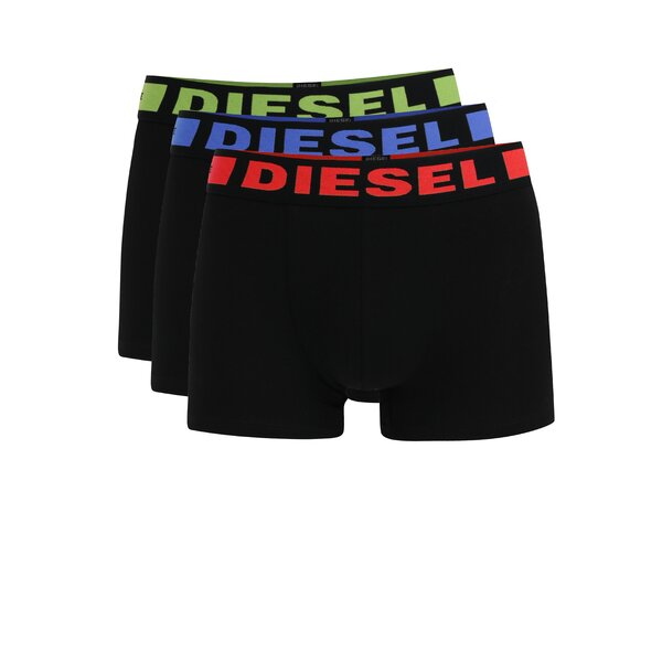 Set de 3 perechi de boxeri negri cu logo - Diesel