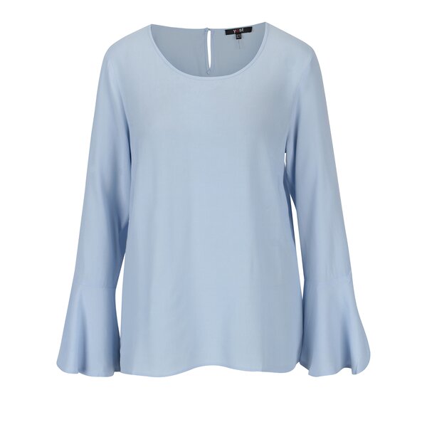 Camasa bleu cu maneci clopot - Yest
