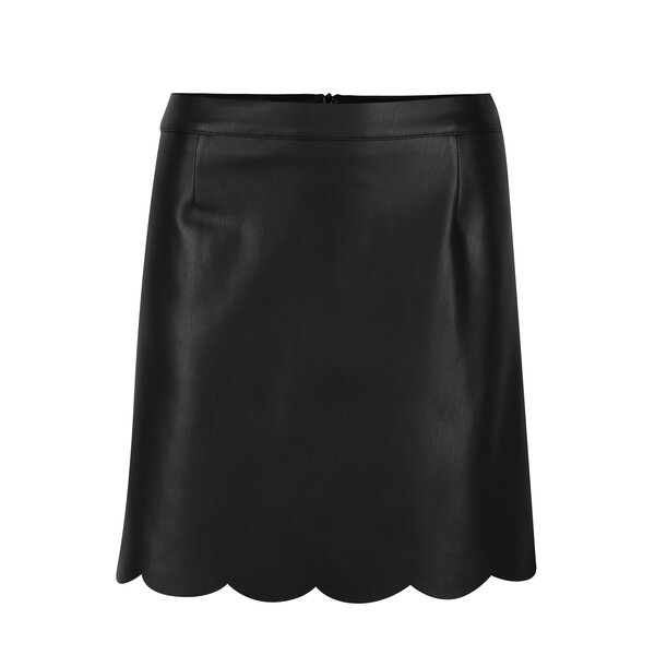 Fusta neagra cu terminatie ondulata Miss Selfridge