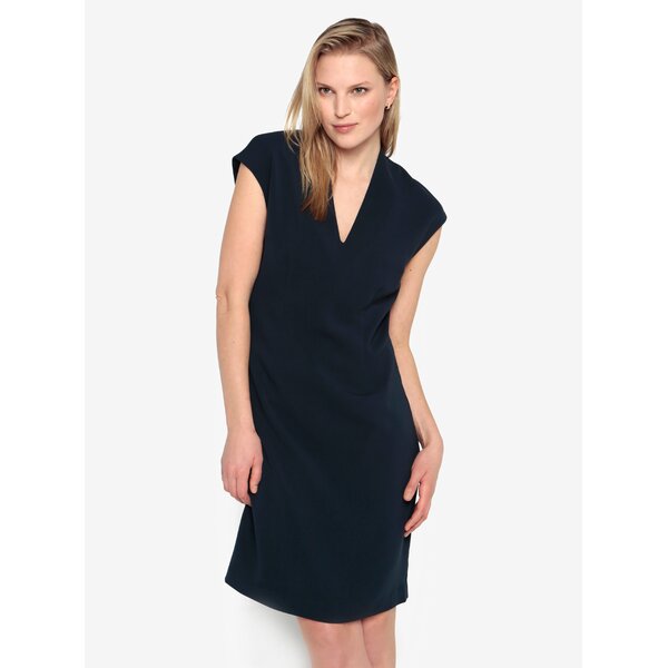 Rochie bleumarin cu decolteu in V - Selected Femme Ninna