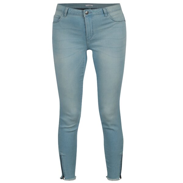 Blugi skinny bleu cu fermoare Jacqueline de Yong Ulle