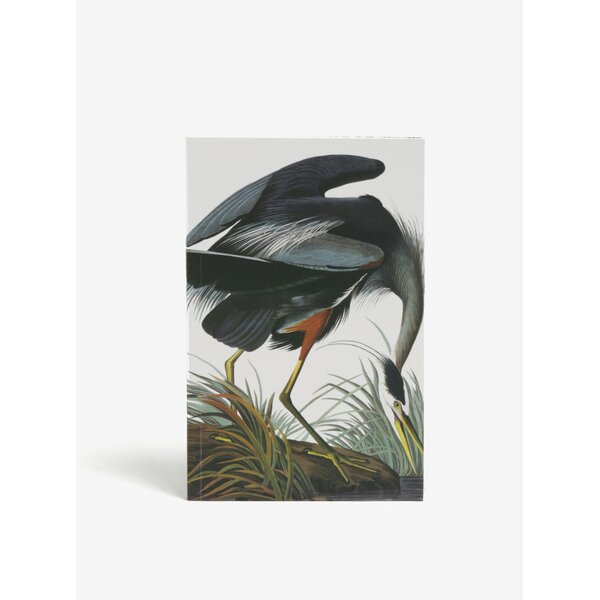 Carnet alb format A5 cu print - Magpie Heron