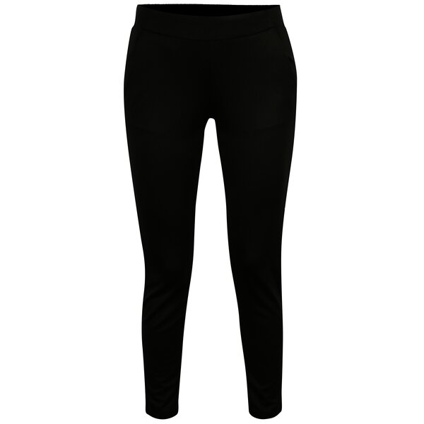 Pantaloni elastici negri cu buzunare - Jacqueline de Yong Alfa