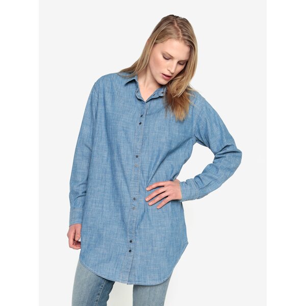 Camasa albastra din denim Selected Femme Brani