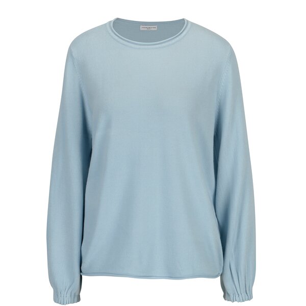 Pulover subtire bleu cu decolteu rotund - Jacqueline de Yong Anora