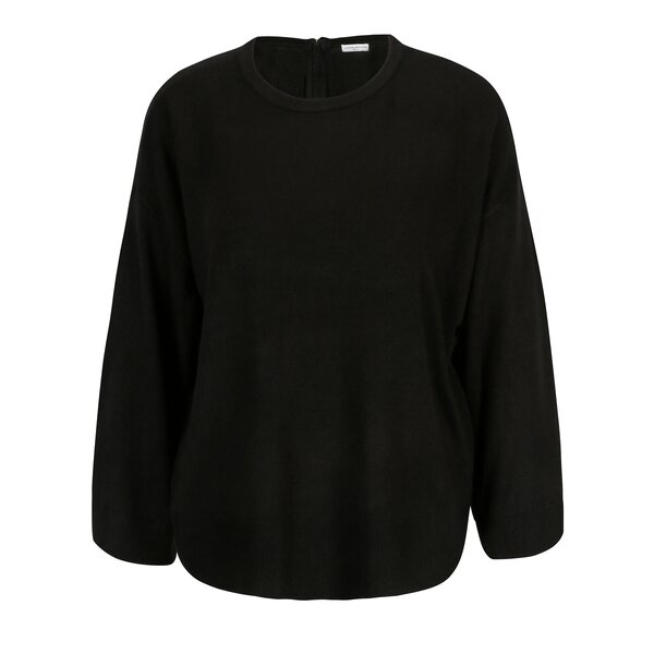 Pulover negru cu maneci 3/4 Jacqueline de Yong Pace