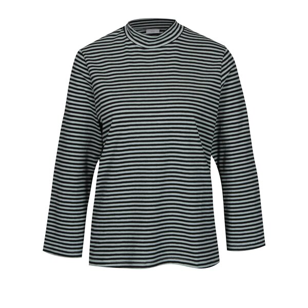Bluza verde deschis in dungi cu guler Jacqueline de Yong Gana