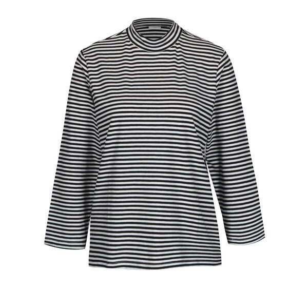 Bluza neagra in dungi cu guler Jacqueline de Yong Gana