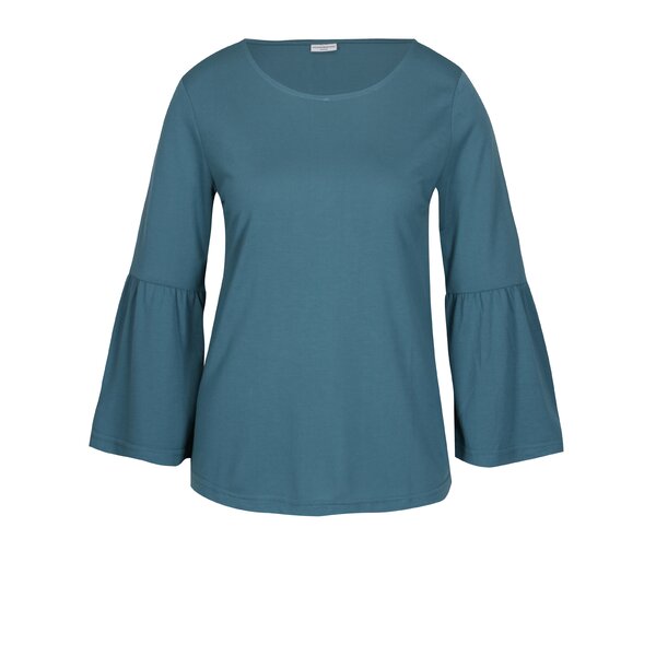 Bluza albastru petrol cu maneci clopot Jacqueline de Yong Minni