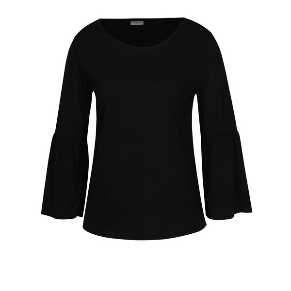 Bluza neagra cu maneci clopot Jacqueline de Yong Minni