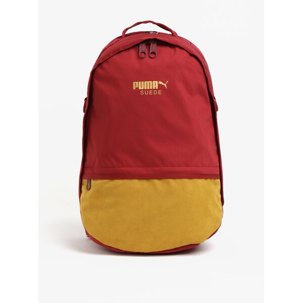 Rucsac urban bordo&galben mustar Puma 22 l