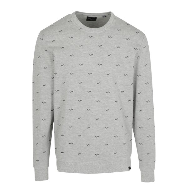 Bluza gri cu model - ONLY & SONS Kilian